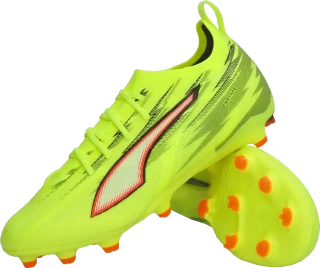 Dětské kopačky lisovky Puma Ultra 6 Pro FG/AG limetka