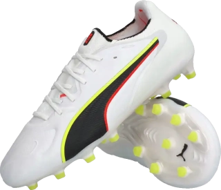 Pánské kopačky lisovky Puma King 20 Ultimate FG/AG bílé