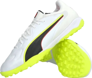 Pánské kopačky turfy Puma King 20 Pro Cage TT bílé