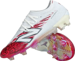 Pánské kopačky lisovky New Balance Furon V8 Elite Bukayo Saka FG bílé