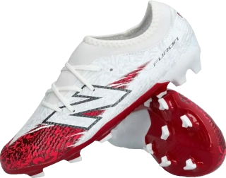 Dětské kopačky lisovky New Balance Furon V8 Team Bukayo Saka FG bílé