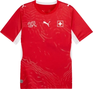 Pánský domácí fotbalový dres Puma Švýcarsko 2026 červený