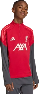 Dětská tréninková mikina Adidas Liverpool FC 25/26 Competition červená2