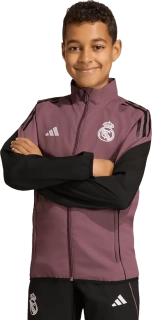 Dětská prezentační bunda Adidas Real Madrid 25/26 fialová