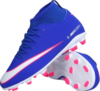 Dětské lisovky Nike Mercurial Superfly 10 Club FG/MG modré