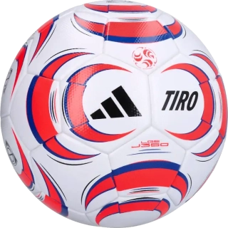 Fotbalový míč Adidas Tiro League J350 velikost 5 bílo-červený