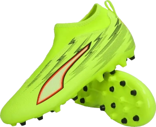 Dětské lisovky Puma Ultra 6 Match+ LL MG BTK limetka