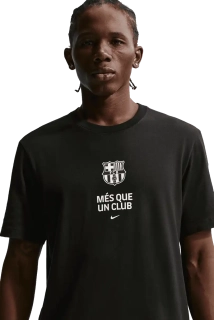 Pánské tričko s krátkým rukávem Nike FC Barcelona 25/26 Club černé