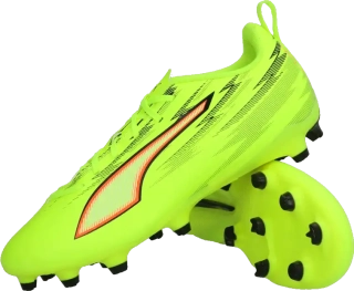 Dětské kopačky lisovky Puma Ultra 6 Play FG/AG limetka