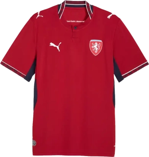 Pánský domácí fotbalový dres Puma Česká republika 2026 červený