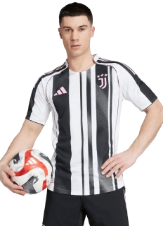 Pánský domácí zápasový dres Adidas Juventus FC 25/26 bílo-černý