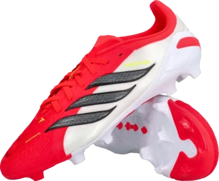Dětské kopačky lisovky Adidas Predator Elite FG červené2