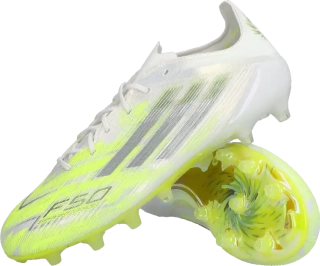 Dámské kopačky lisovky Adidas F50 Elite FG/AG bílo-žluté