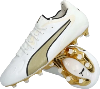 Pánské kopačky lisovky Puma King 20 Ultimate FG/AG bílé2