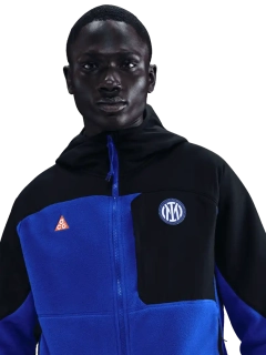 Pánská mikina s kapucí Nike Inter Milan x ACG 25/26 Wolf Tree Plus modrá