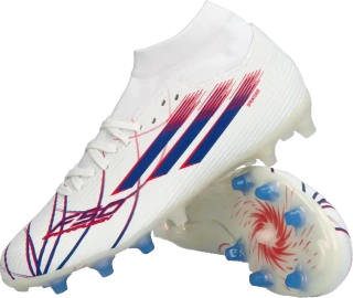 Dámské kopačky lisovky Adidas F50 League Mid FG/MG bílé