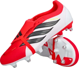 Pánské kopačky kolíky Adidas Predator League FT SG červené2