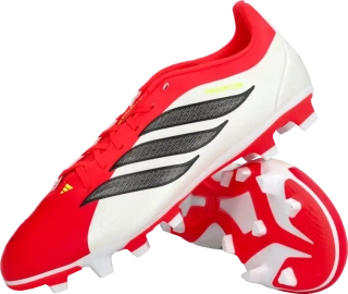 Pánské kopačky lisovky Adidas Predator Club FG/MG červené2