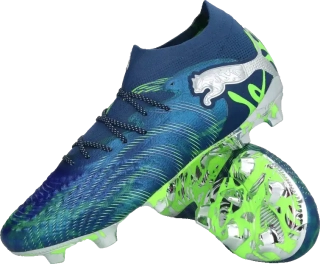 Pánské kopačky lisovky Puma Future 9 Ultimate Cosmic Art FG modré
