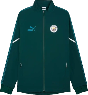 Pánská bunda Puma Manchester City 25/26 KING Ultimate Anthem zelená