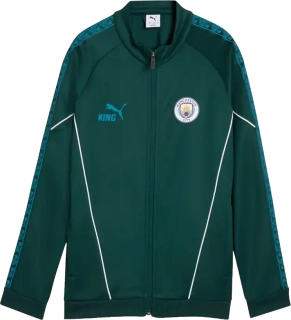 Dětská bunda Puma Manchester City 25/26 KING Anthem zelená