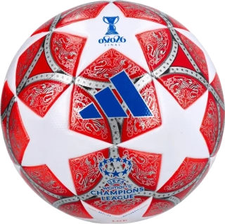Fotbalový míč Adidas WUCL League 25/26 velikost 4 bílo-červený