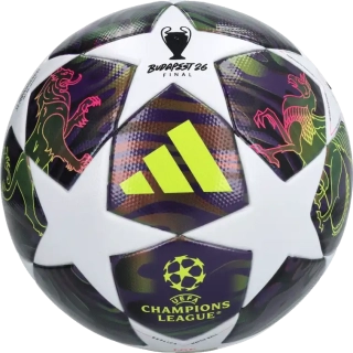Fotbalový míč Adidas UCL League 25/26 Final velikost 5 fialový