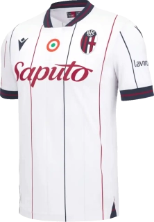 Pánský venkovní fotbalový dres Macron Bologna FC 25/26 bílý