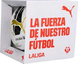 Fotbalový míč Puma Orbita La Liga EL Clasico Replica velikost 4 bílý