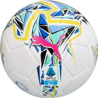 Fotbalový míč Puma Orbita Serie A 25/26 Replica velikost 4 bílý2