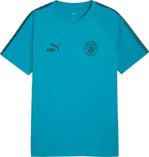 Pánské fotbalové tričko Puma Manchester City 25/26 KING Tee modré2