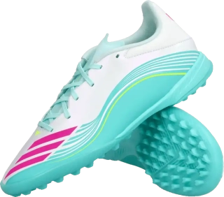 Pánské kopačky turfy Adidas F50 League Messi TF bílo-mátové