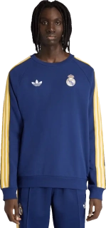 Pánská mikina Adidas Real Madrid 25/26 Originals Crew modrá