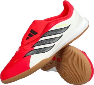 Dětské sálové kopačky Adidas Predator League FT IN červené