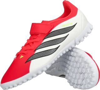 Dětské turfy Adidas Predator Club Hook-and-Loop TF SZ červené