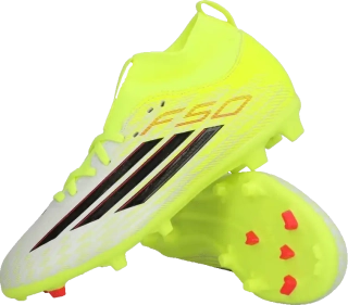 Dětské kopačky lisovky Adidas F50 League Mid FG/MG žluté