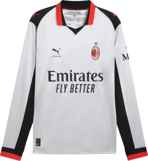 Pánský dres s dlouhým rukávem Puma AC Milan x Slam Jam 25/26 šedý