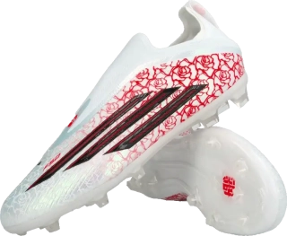 Dětské kopačky lisovky Adidas F50 Elite Lamine Yamal LL FG bílé