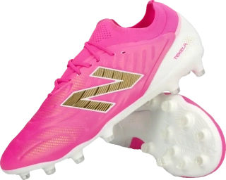 Pánské kopačky lisovky New Balance Tekela V5 Elite Low MG růžové