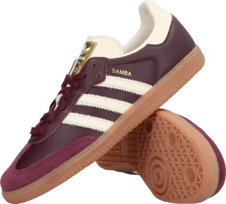 Dámská lifestylová obuv Adidas Samba OG bordo