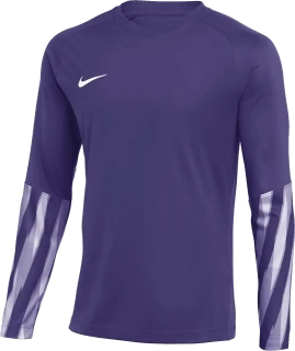 Pánský brankářský dres s dlouhým rukávem Nike Dri-FIT V fialový