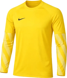 Dětský brankářský dres s dlouhým rukávem Nike Dri-FIT V žlutý