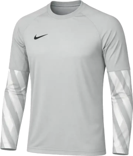 Dětský brankářský dres s dlouhým rukávem Nike Dri-FIT V šedý