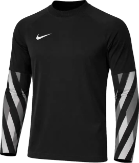 Dětský brankářský dres s dlouhým rukávem Nike Dri-FIT V černý