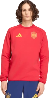Pánská cestovní mikina Adidas Španělsko 2026 Tiro Travel červená