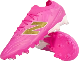 Pánské kopačky lisovky New Balance Tekela V5 Team Low FG růžové