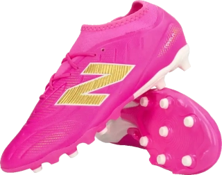 Dětské kopačky lisovky New Balance Tekela V5 Team Low FG růžové