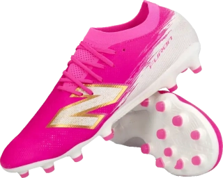 Pánské kopačky lisovky New Balance Furon V8 Elite MG růžové