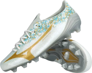 Pánské kopačky lisovky Mizuno Alpha III Japan João Félix FG stříbrné