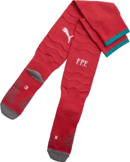 Unisex domácí fotbalové štulpny Puma Portugalsko 2026 červené
